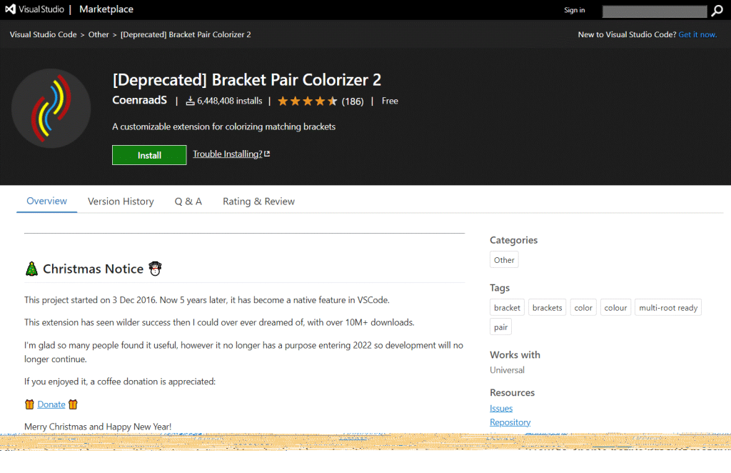 Bracket pair colorizer