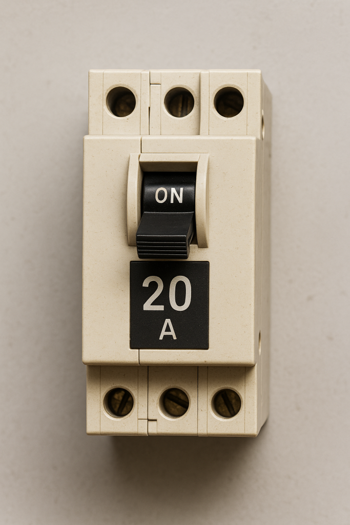 how to size a circuit breaker safely