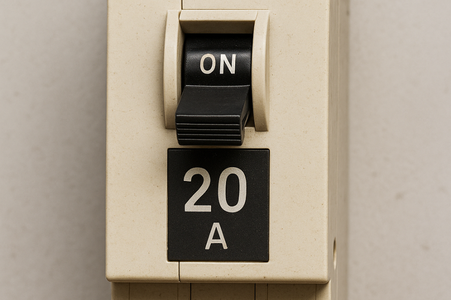 how to size a circuit breaker safely
